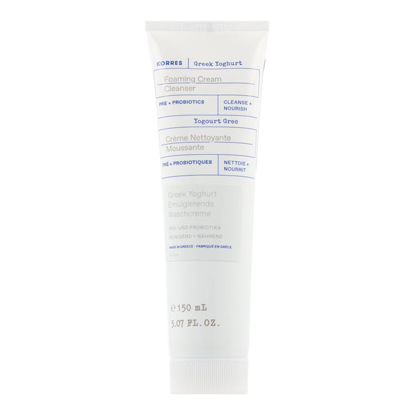 Korres Greek Yoghurt Pre + Probiotics Foaming Cream Cleanser