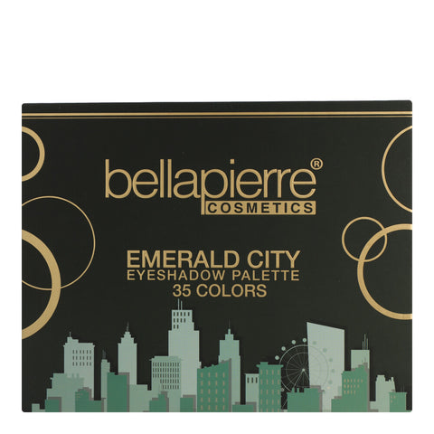 Bellapierre Cosmetics Eyeshadow Palette Emerald City 35 Color Palette