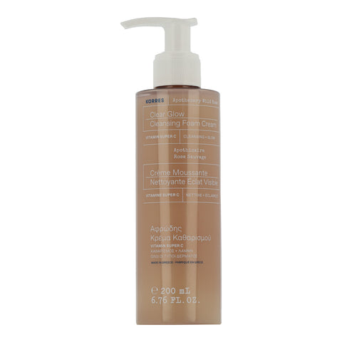 Korres Apothecary Wild Rose Care Clear Glow Cleansing Foam Cream