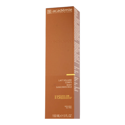 Académie Bronzécran Lait Solaire Corps SPF 15