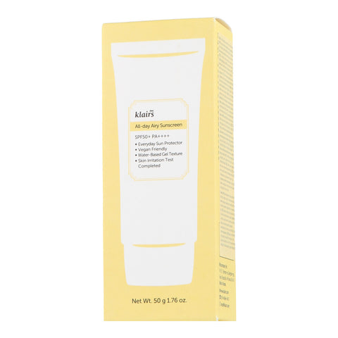 dear, Klairs Fundamental All-day Airy Sunscreen SPF 50