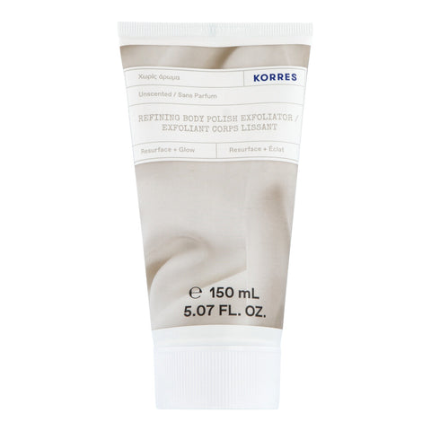 Korres Body Care Unscented Refining Body Polish Exfoliator