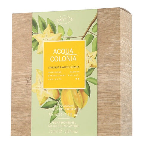 Acqua Colonia 4711 Starfruit & White Flowers Set mit Shower Gel
