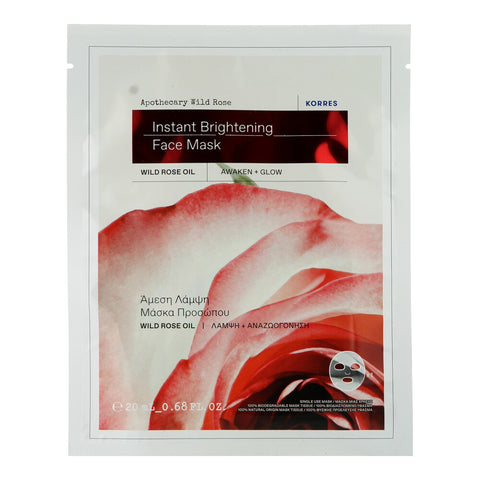 Korres Apothecary Wild Rose Care Instant Brightening Face Mask