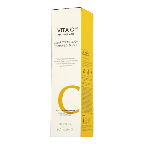 Missha Vita C Plus Clear Complexion Foaming Cleanser