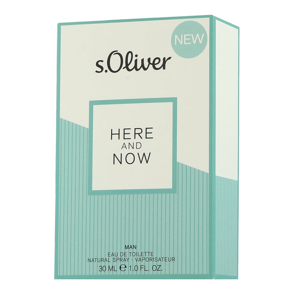 s.Oliver Here and Now for Men Eau de Toilette Spray