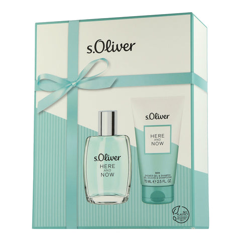 s.Oliver Here and Now for Men Set mit Shower Gel