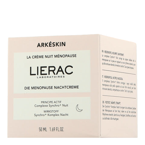 LIERAC Arkéskin La Crème Nuit Ménopause Rechargeable