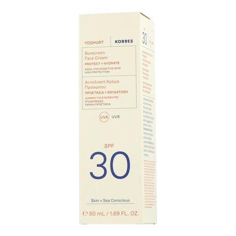 Korres Sun Care Yoghurt Sunscreen Face Cream SPF 30