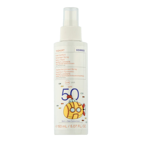 Korres Sun Care Kids Comfort Sunscreen Spray Body + Face SPF 50