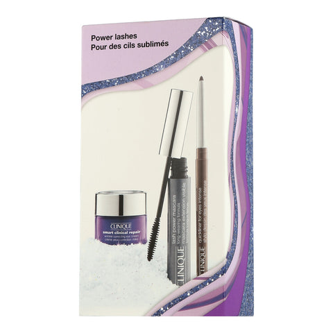Clinique Lash Power Mascara Set mit Mascara, Eye Cream & Quickliner