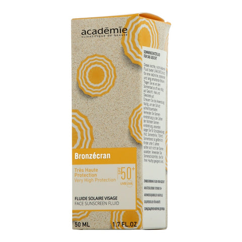 Académie Bronzécran Fluide Solaire Visage SPF 50+