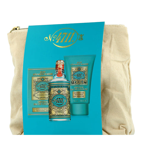 4711 Echt Kölnisch Wasser Set mit Shower Gel & Refreshing Tissue