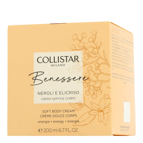 Collistar Benessere Neroli e Elicriso Soft Body Cream