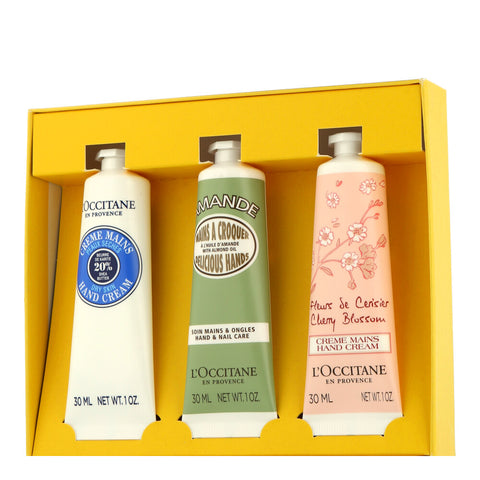 L'Occitane Fleurs de Cerisier Trio de Crèmes Mains