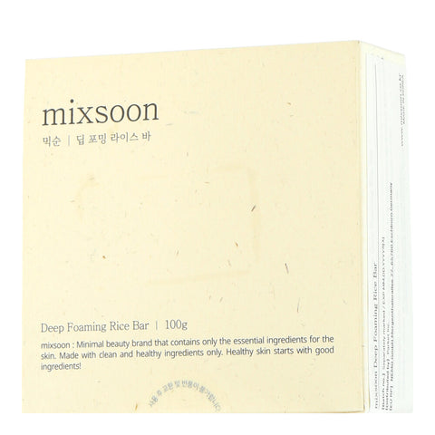Mixsoon Face Care Deep Foaming Rice Bar