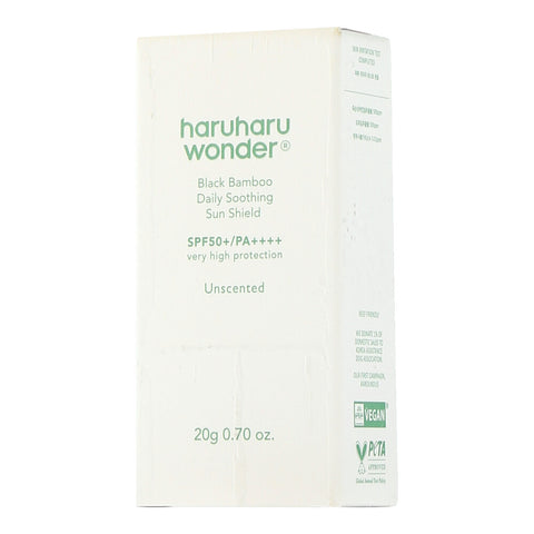 haruharu wonder Black Bamboo Daily Soothing Sun Shield SPF 50+/PA++++