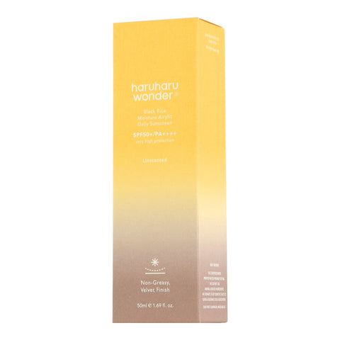 haruharu wonder Black Rice Moisture Airyfit Daily Sunscreen SPF 50+/PA++++