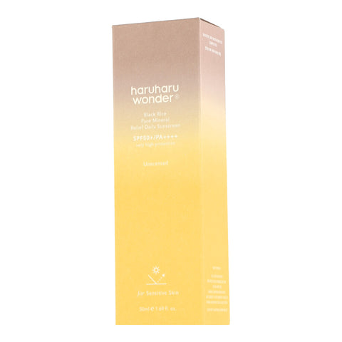 haruharu wonder Black Rice Pure Mineral Relief Daily Sunscreen SPF50+/PA++++
