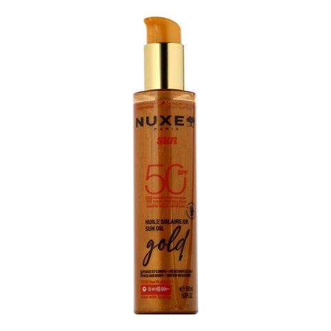 Nuxe Sun Gold Huile Solaire Or SPF 50