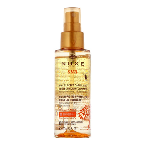 Nuxe Sun Huile Lactée Capillaire Protectrice Hydratante