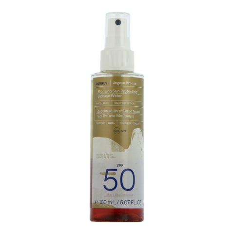 Korres Aegean Bronze Sun Protecting Biphase Water SPF 50