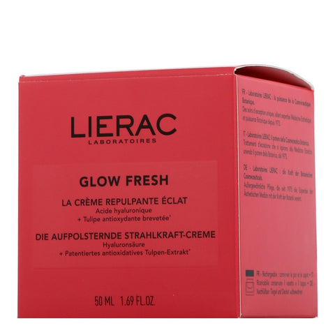 LIERAC Glow Fresh La Crème Repulpante Éclat Rechargeable