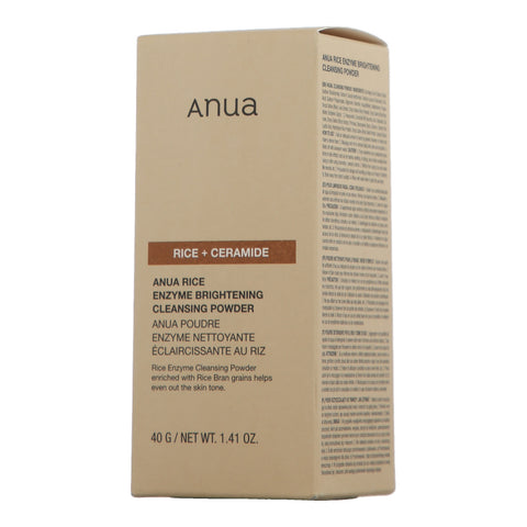 Anua Rice Plus Ceramide Enzyme Brightening Cleansing Powder