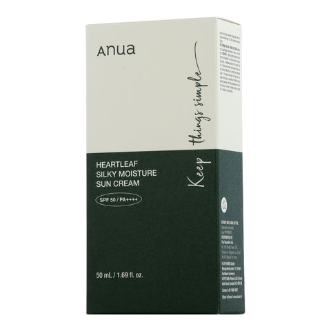 Anua Heartleaf Silky Moisture Sun Cream SPF 50
