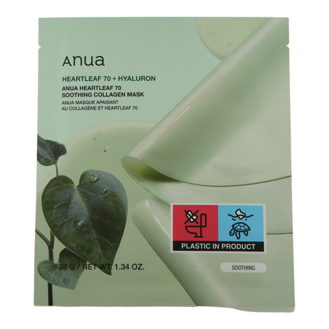 Anua Heartleaf 70+ Hyaluron Soothing Collagen Mask