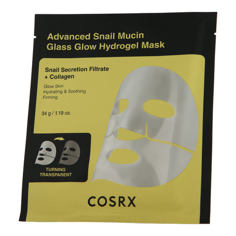 COSRX Advanced Snail Mucin Glass Glow Hydrogel-Mask