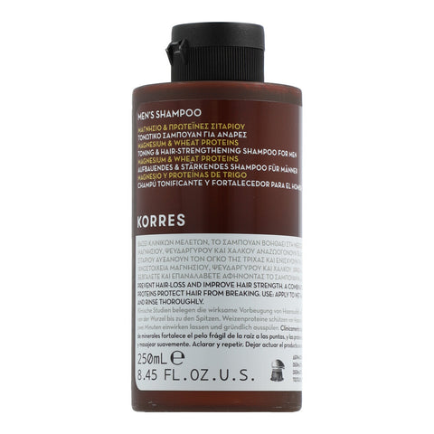 Korres Men's Magnesium & Wheat Proteins Shampoo