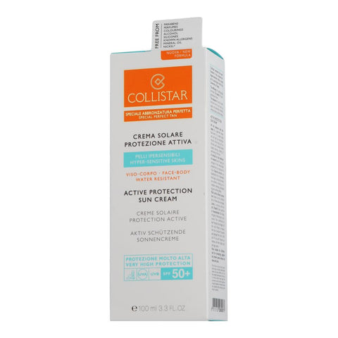 Collistar Special Perfect Tan Active Protection Sun Cream SPF 50+