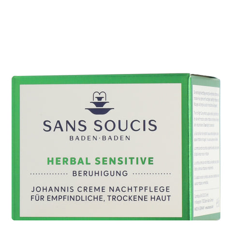 Sans Soucis Herbal Sensitive Johannis Creme Nachtpflege